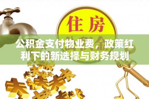 大兴安岭公积金支付物业费，政策红利下的新选择与财务规划