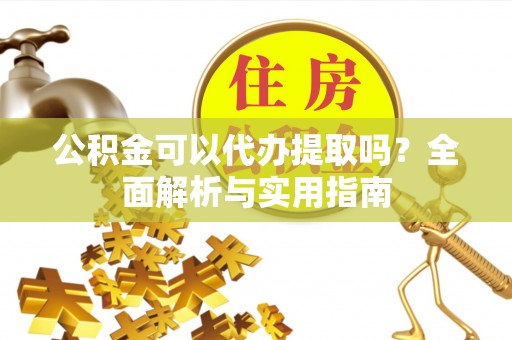 大兴安岭公积金可以代办提取吗？全面解析与实用指南